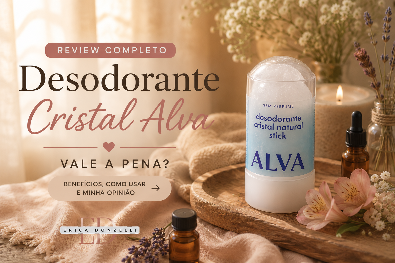 Desodorante Cristal Alva Vale a Pena? Review Completo e Como Funciona